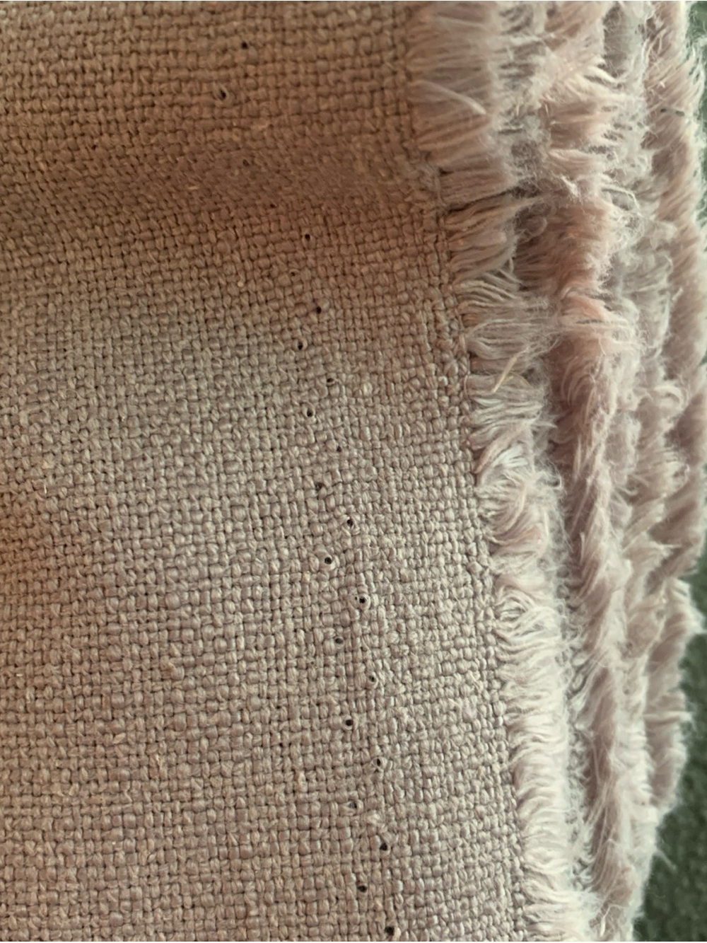 New tan upholstery fabric. Heavy weight. Size approximately 56” x 57”. - Picture 4 of 4